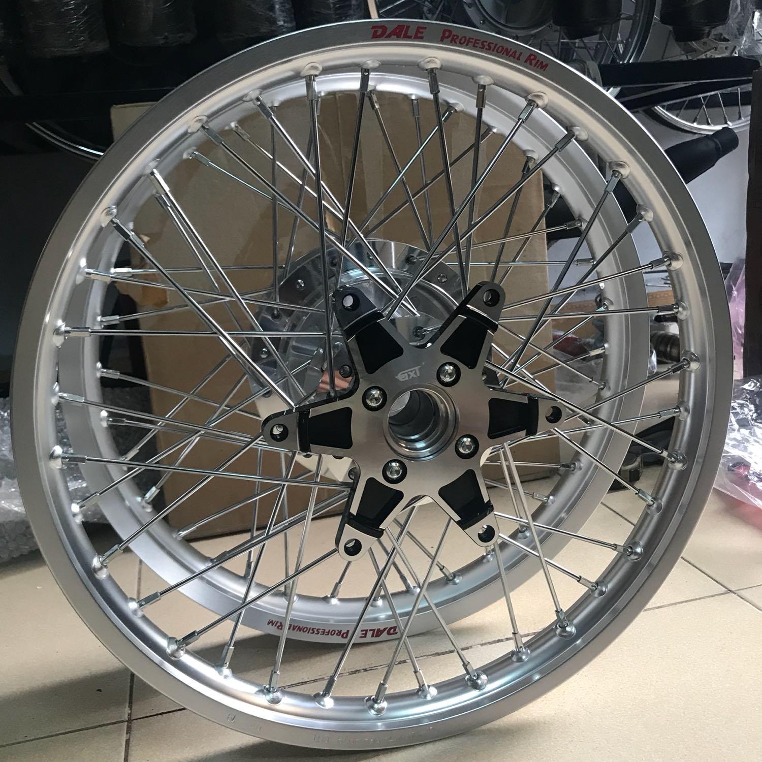 Bánh căm winner. Đùm man crom. Căm osaka mạ crom. Niềng nhôm thái DALE lắp như zin nha ae