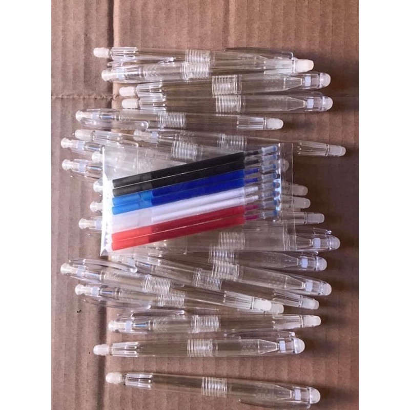 1 vỏ bút và 8 ruột viết bay sử dụng thay phấn vẻ may