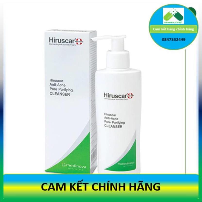 Sữa rửa mặt ngừa mụn hiruscar anti-acne cleanser+ ! !