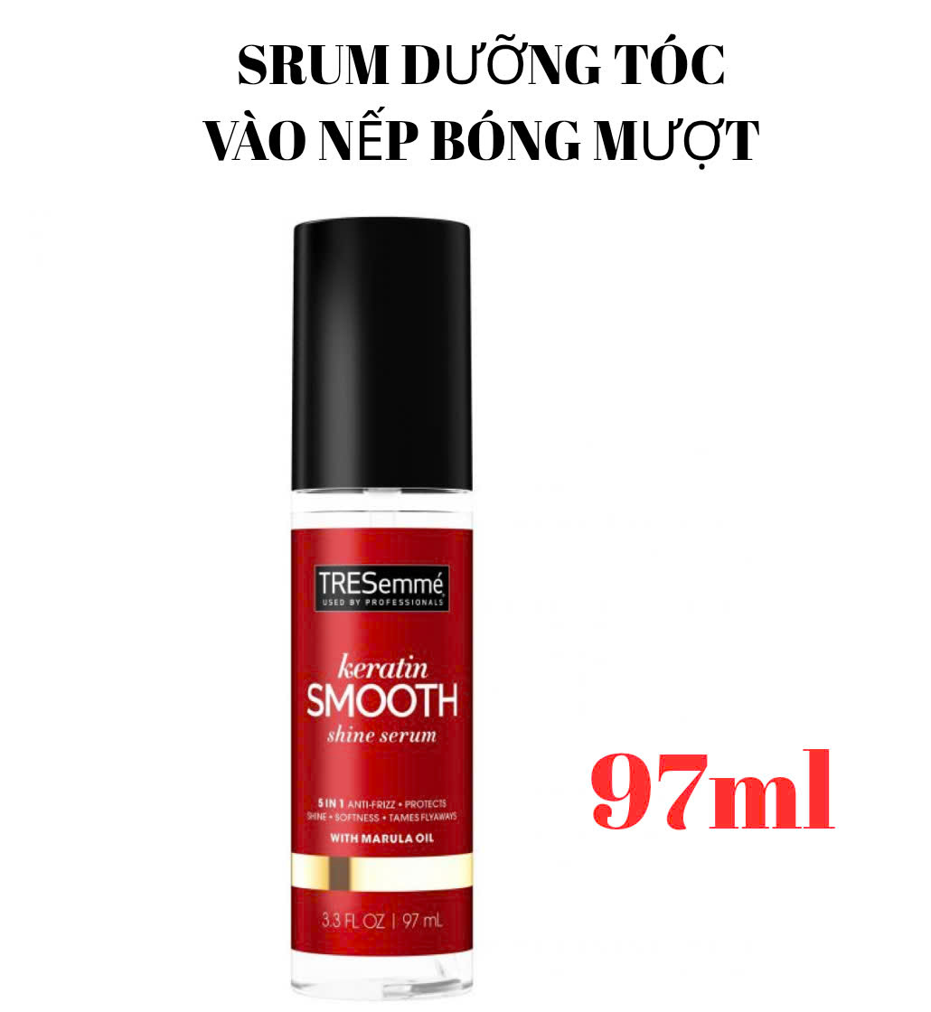Serum dưỡng tóc TRESemmé Keratin Smooth Shine Serum 97ml – Cho tóc suôn mượt, óng ả chuẩn salon