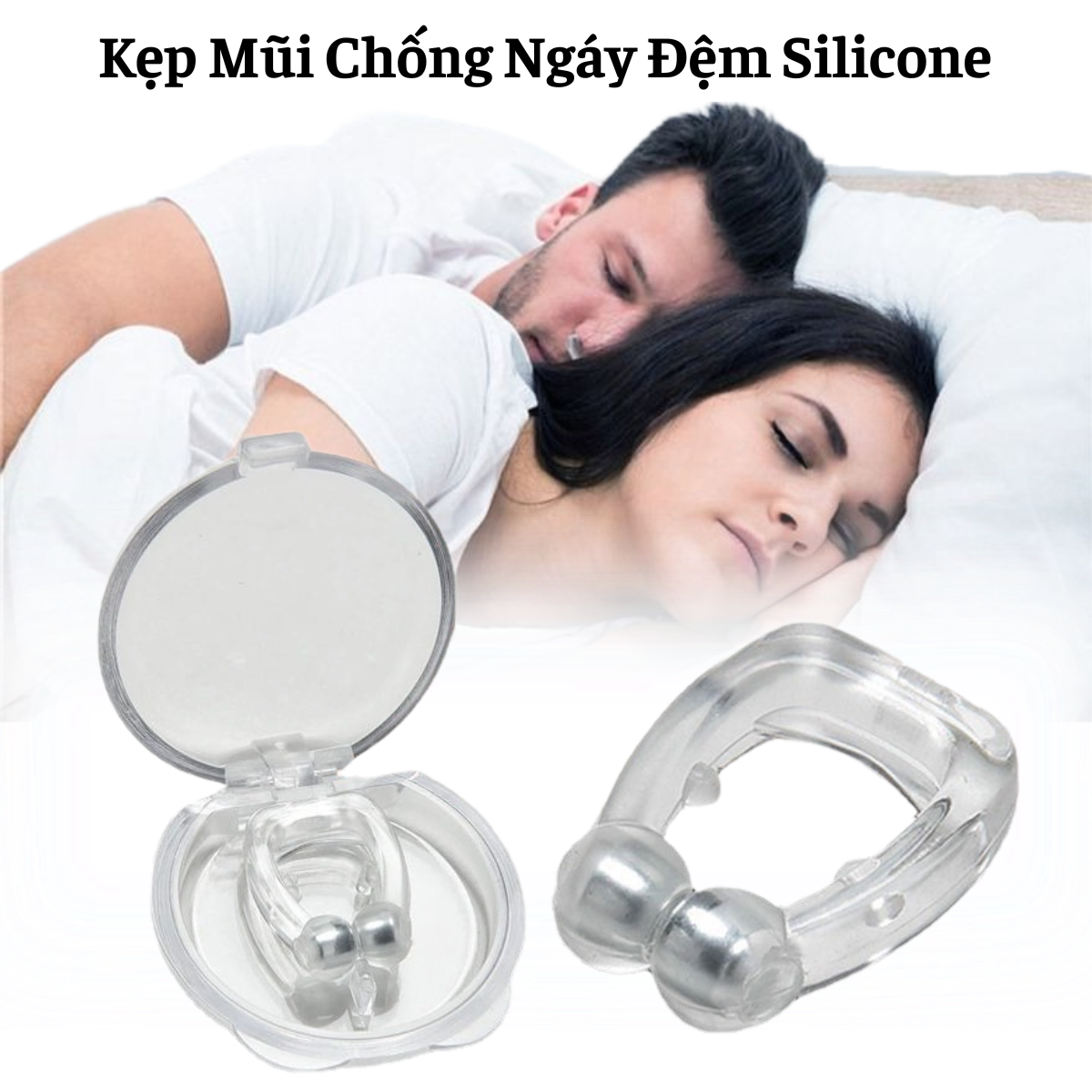 Kẹp Mũi Chống Ngáy Giảm Tiếng Ồn Cho Người Xung Quanh Ngủ Ngon Giấc