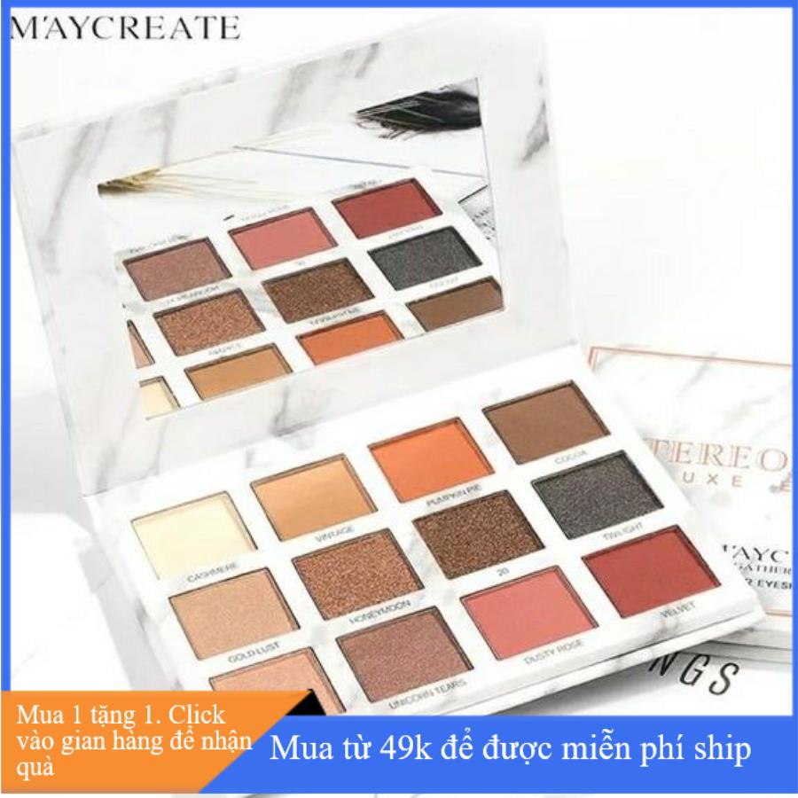 Phấn mắt 12 mầu Maycreate