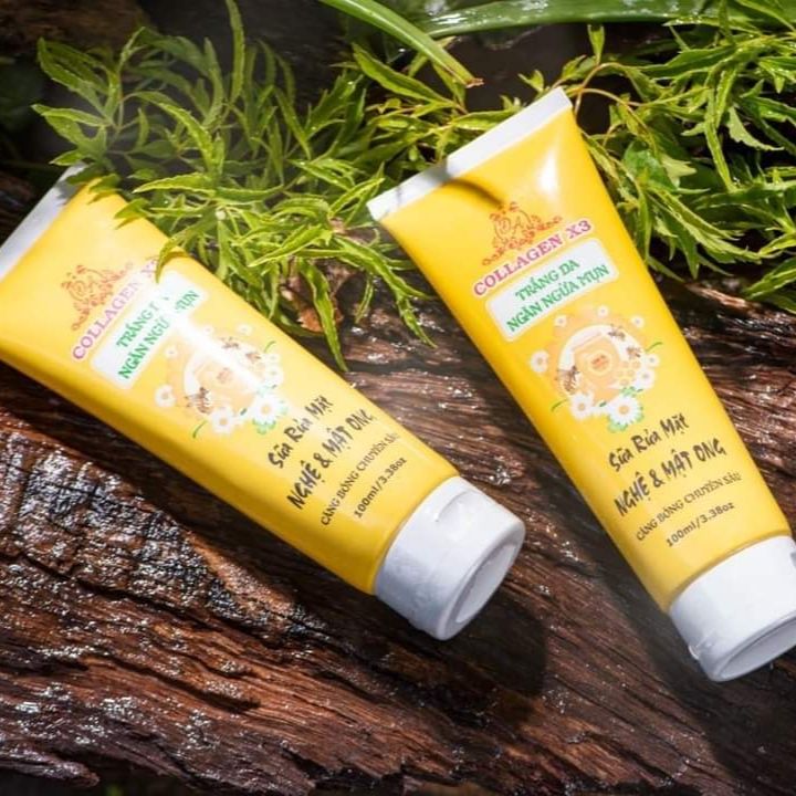 Sữa rửa mặt collagen x3 đông anh hàng chính hãng