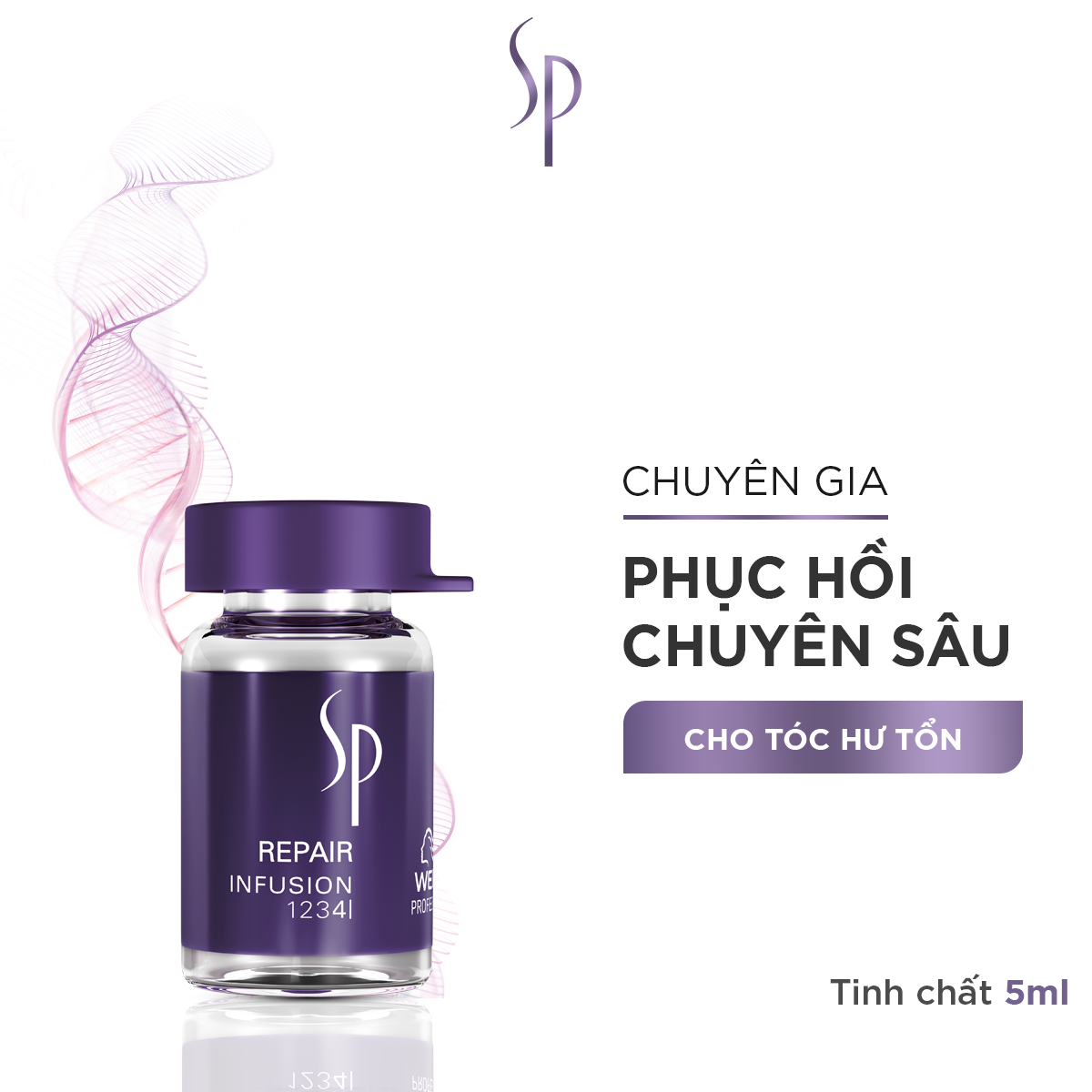 Tinh Chất SP Repair Infusion Dành Cho Hư Tổn, Nuôi Dưỡng Tóc Mềm Mượt Chắc Khoẻ Date (T9/2023)