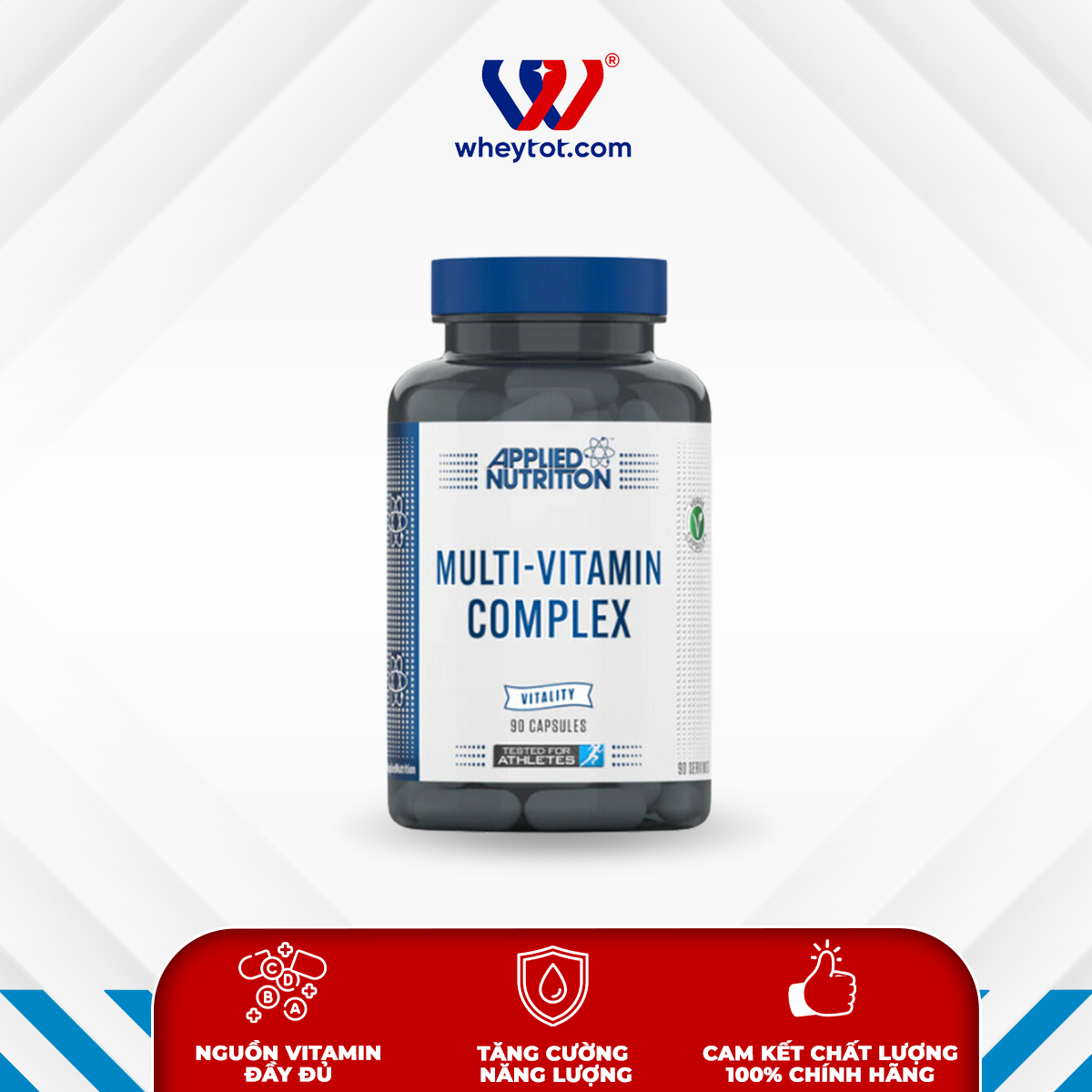 Viên uống bổ sung vitamin khoáng chất Applied Nutrition Multi Vitamin Complex tăng cường sức khỏe
