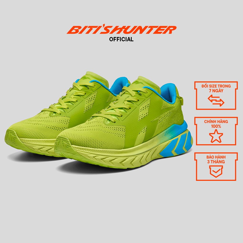 Giày Thể Thao Nam Biti’sHunter Running LiteDual​ - Original Edition 2k24​ HSM004801XLC (Xanh lá cây)