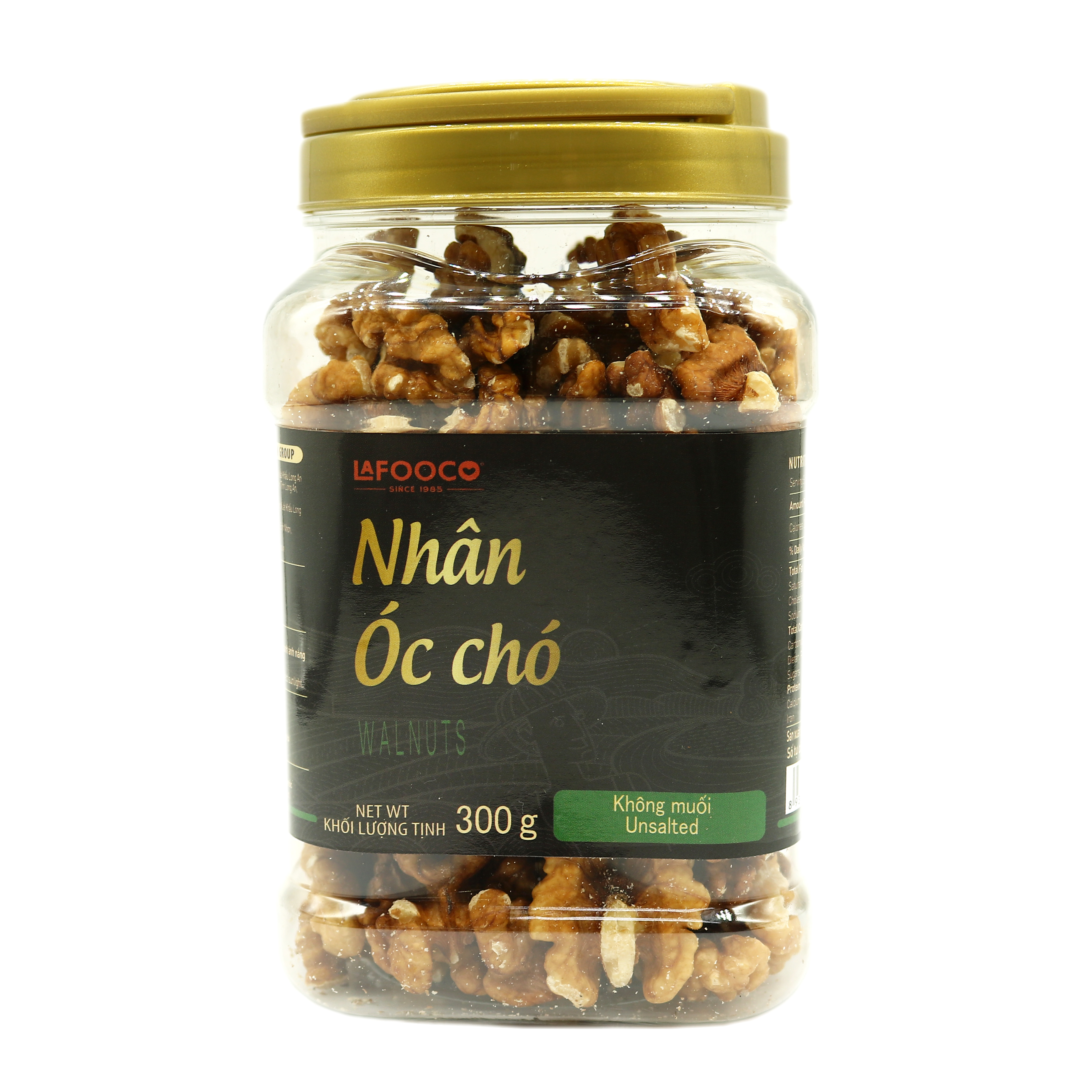 Nhân óc chó mỹ sấy không muối lafooco 300g