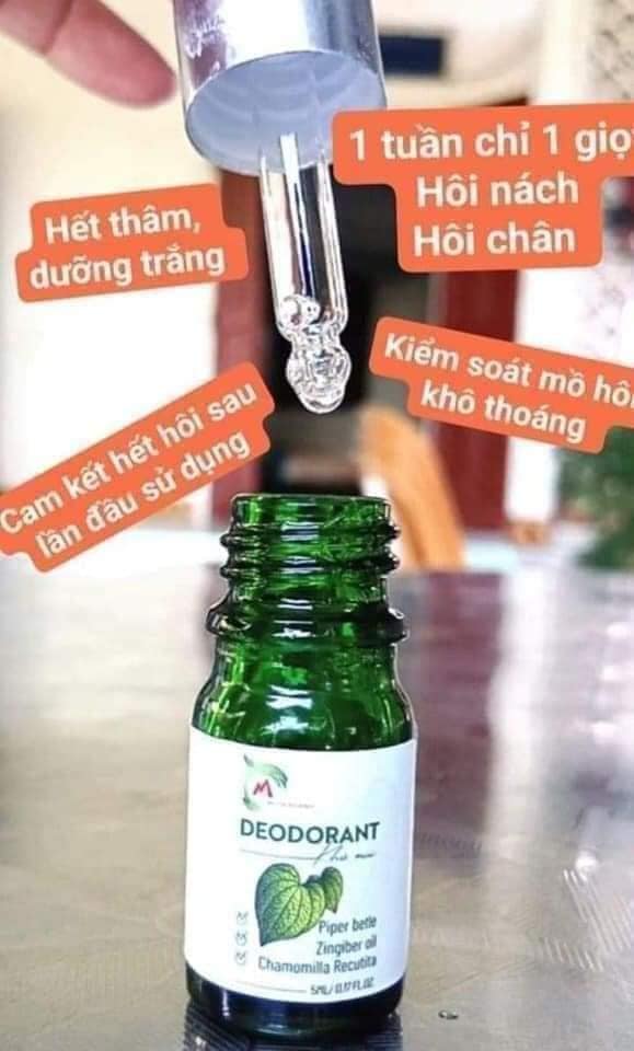 Hôi nách Deodorant Minh Khang - Giảm mồ hôi tiết ra vùng nách, hết hôi, sáng da vùng nách