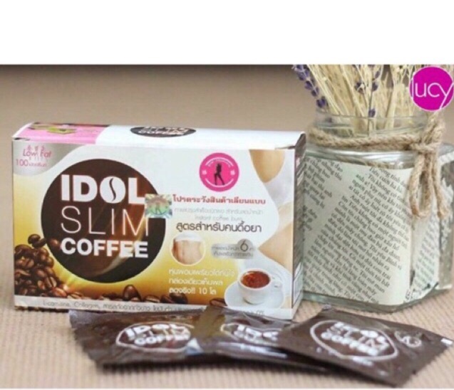 [hcm]cafe giảm cân idol slim coffee - hộp15g x 10 gói 4