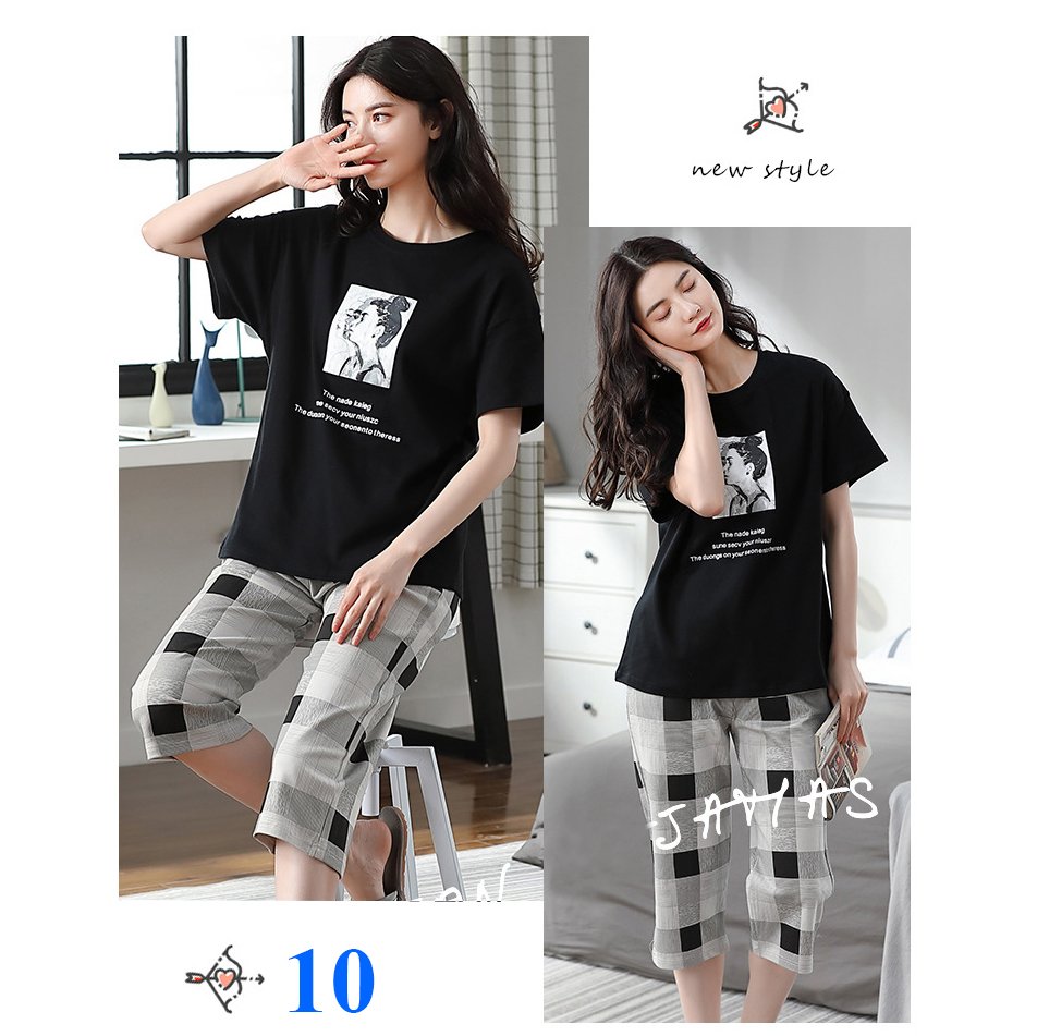 Bộ Lửng Mặc Nhà Nữ, Bộ mặc nhà nữ chất cotton,bộ ngủ nữ