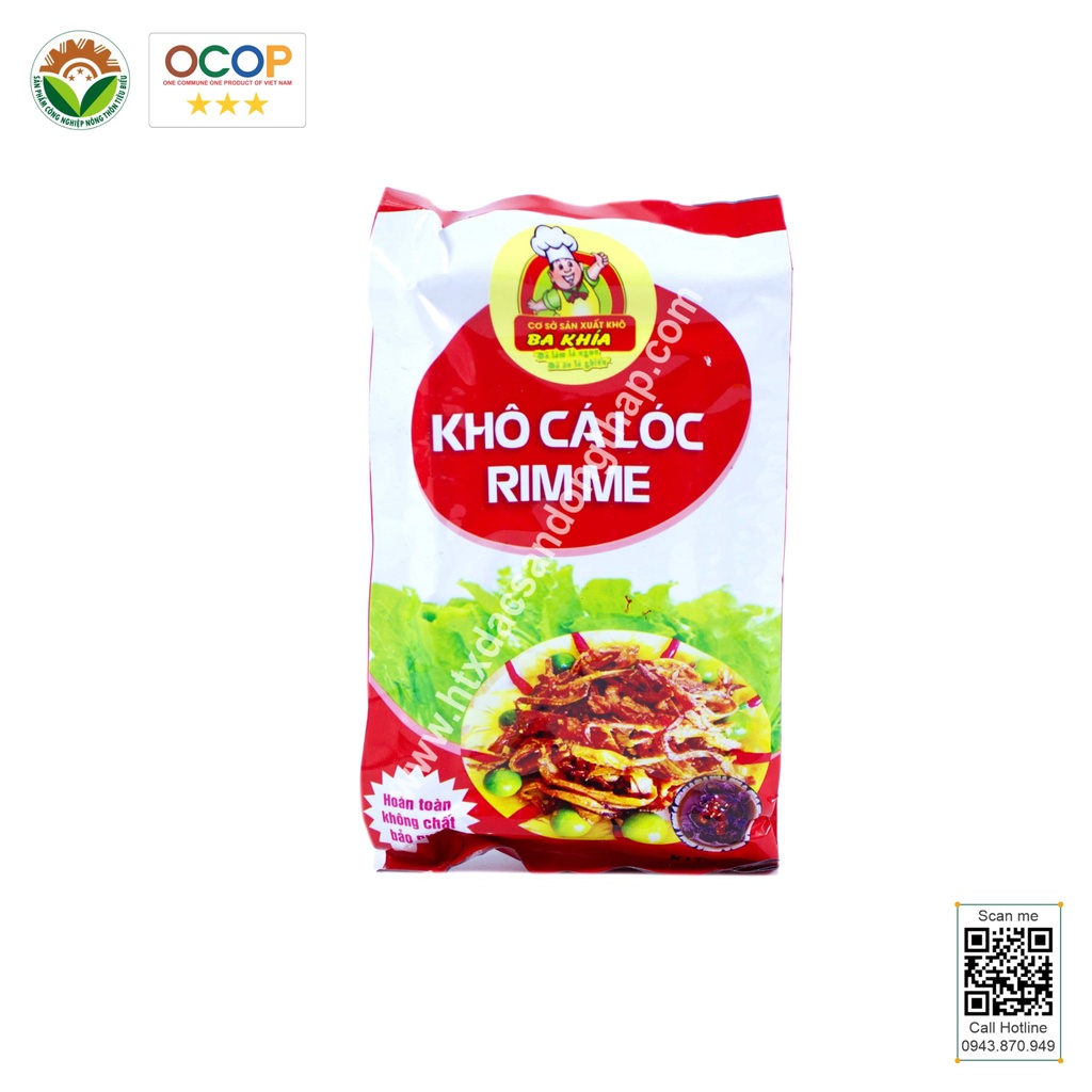 Khô cá lóc rim me - 75 gram