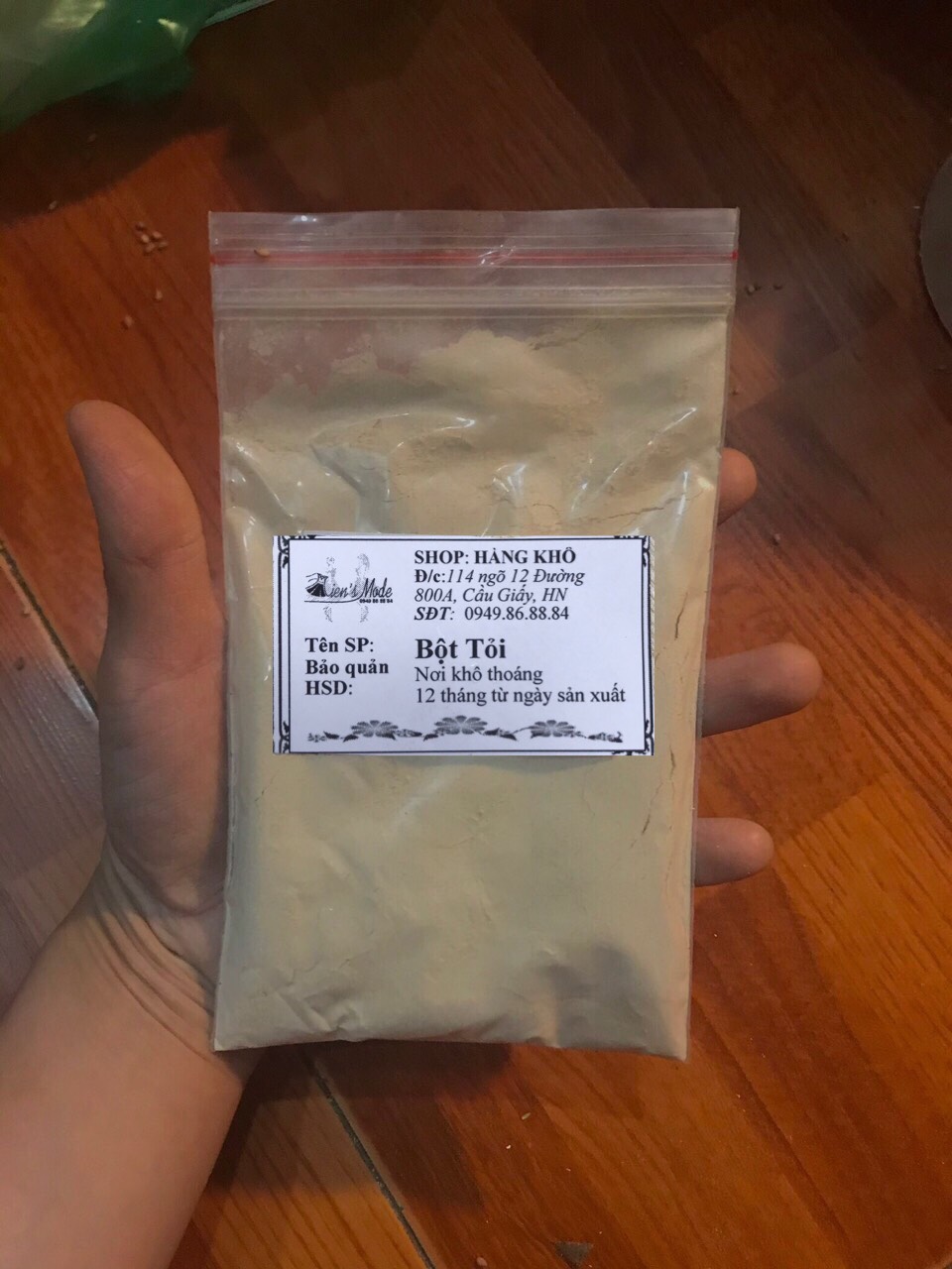 100gr Bột Tỏi nguyên chất