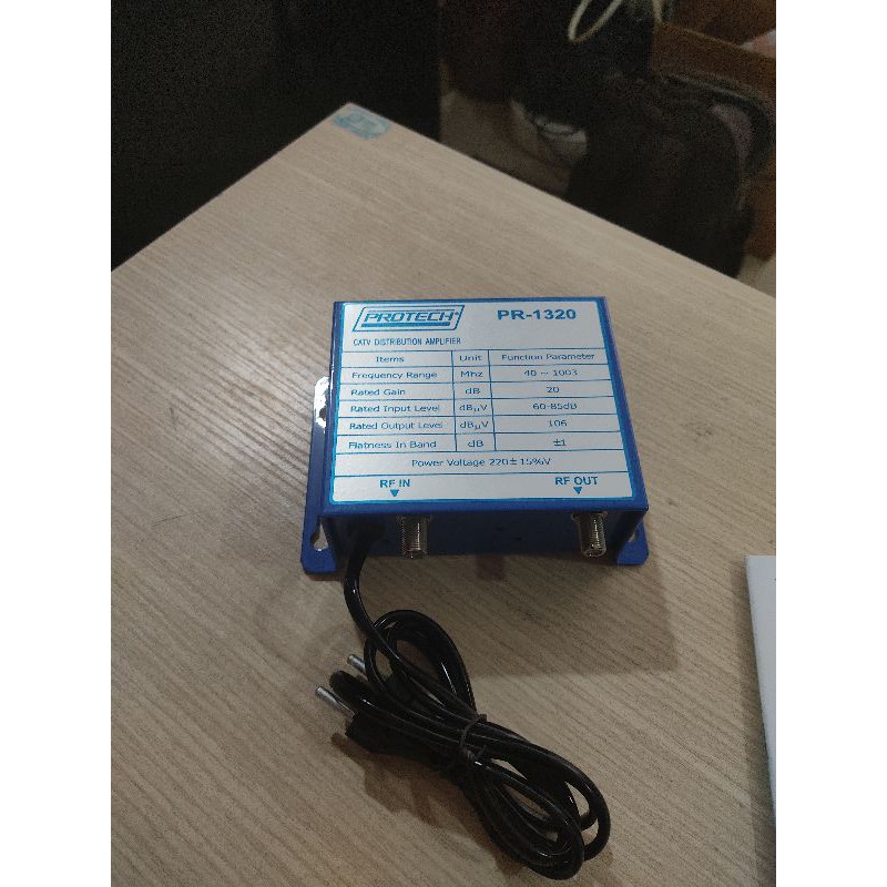 Khuếch đại truyền hình cáp protech pr1320 bảo hành 12 tháng