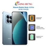 Điện thoại Xiaomi Redmi Note 15 Pro (8GB/256GB) - Hàng chính hãng - 6.77" AMOLED Full HD+, MediaTek Helio G200-Ultra 8 nhân, 6500 mAh