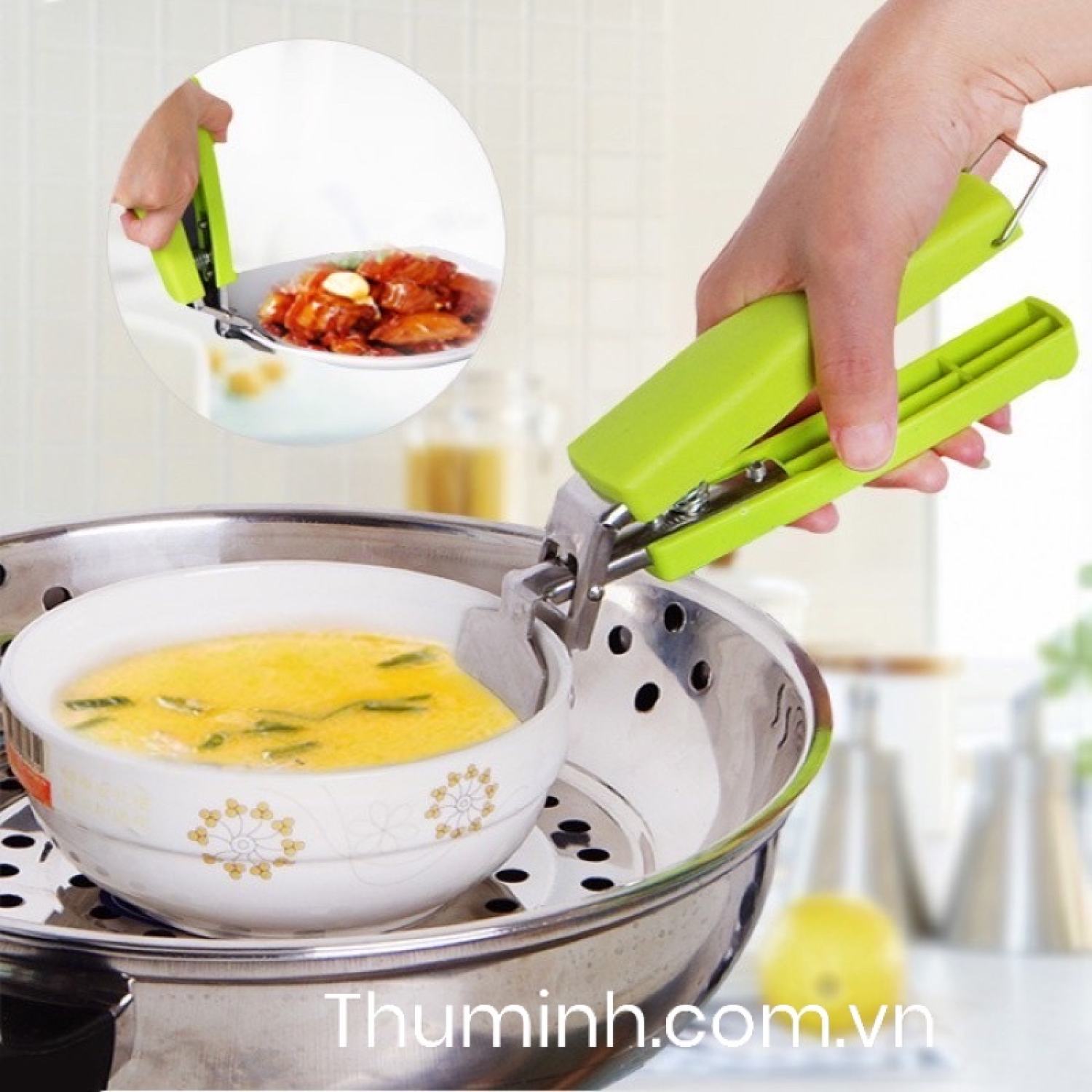 Dụng cụ kẹp gắp nóng thức ăn
