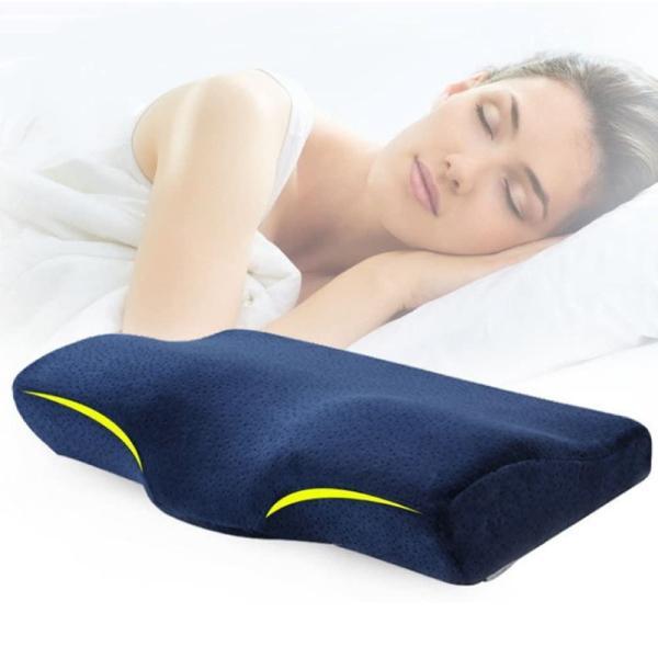 Gối cao su non trị liệu đốt sống cổ memory - nhật bản