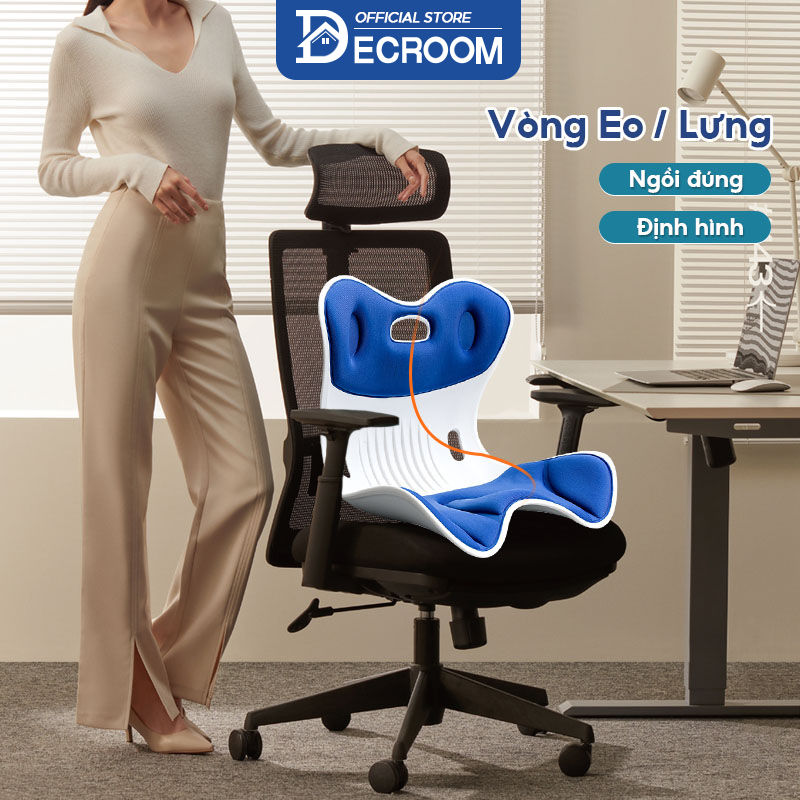 DECROOM Ghế Điều Chỉnh Tư Thế Chống Gù Lưng, Ghế Công Thái Học Chỉnh Dáng Ngồi Đúng, Trẻ Em, Nam Nữ, Trẻ Em, Chống Cong Vẹo Cột Sống