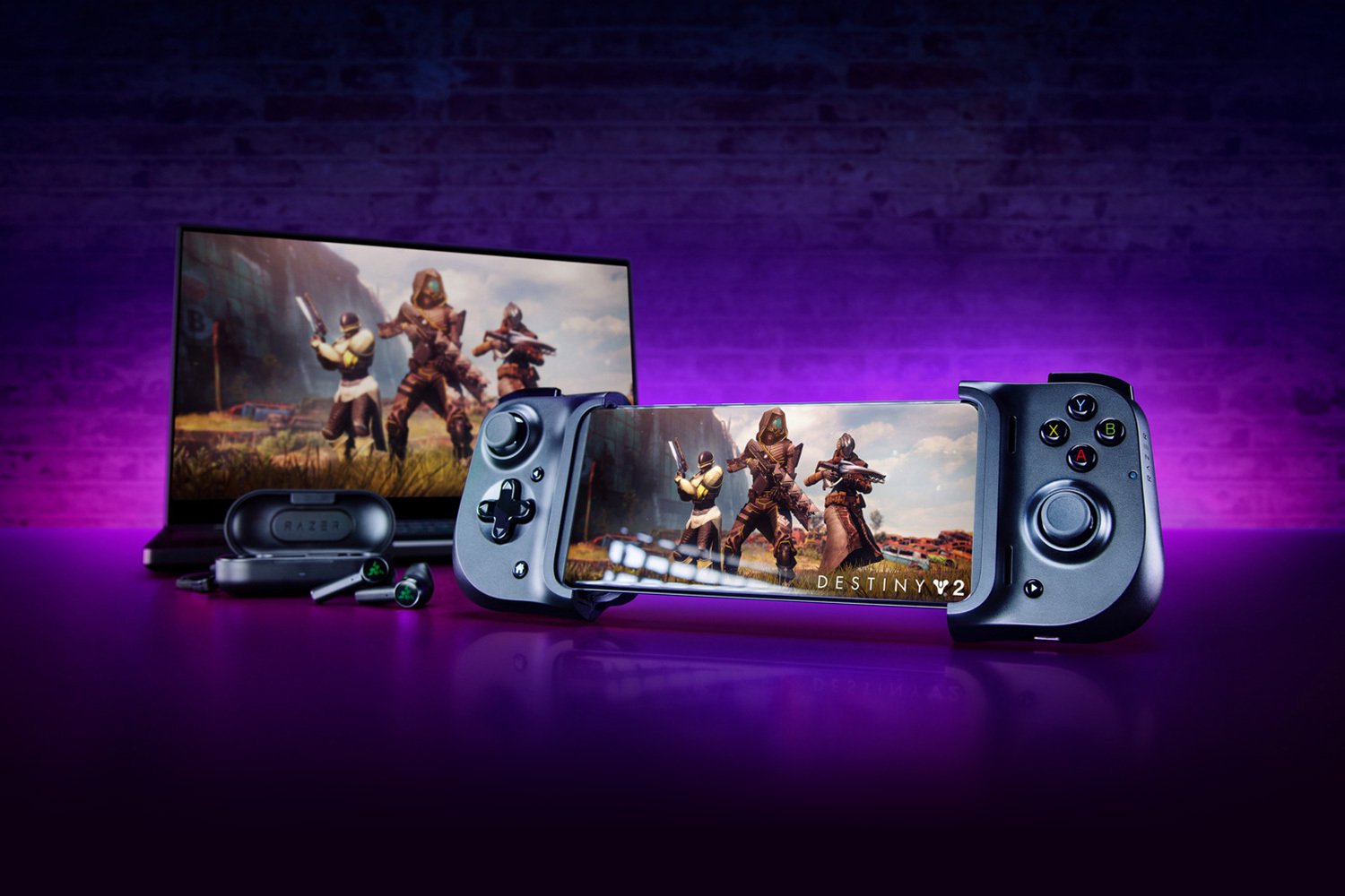 Tay cầm chơi game điện thoại Razer Kishi_Hàng chính hãng