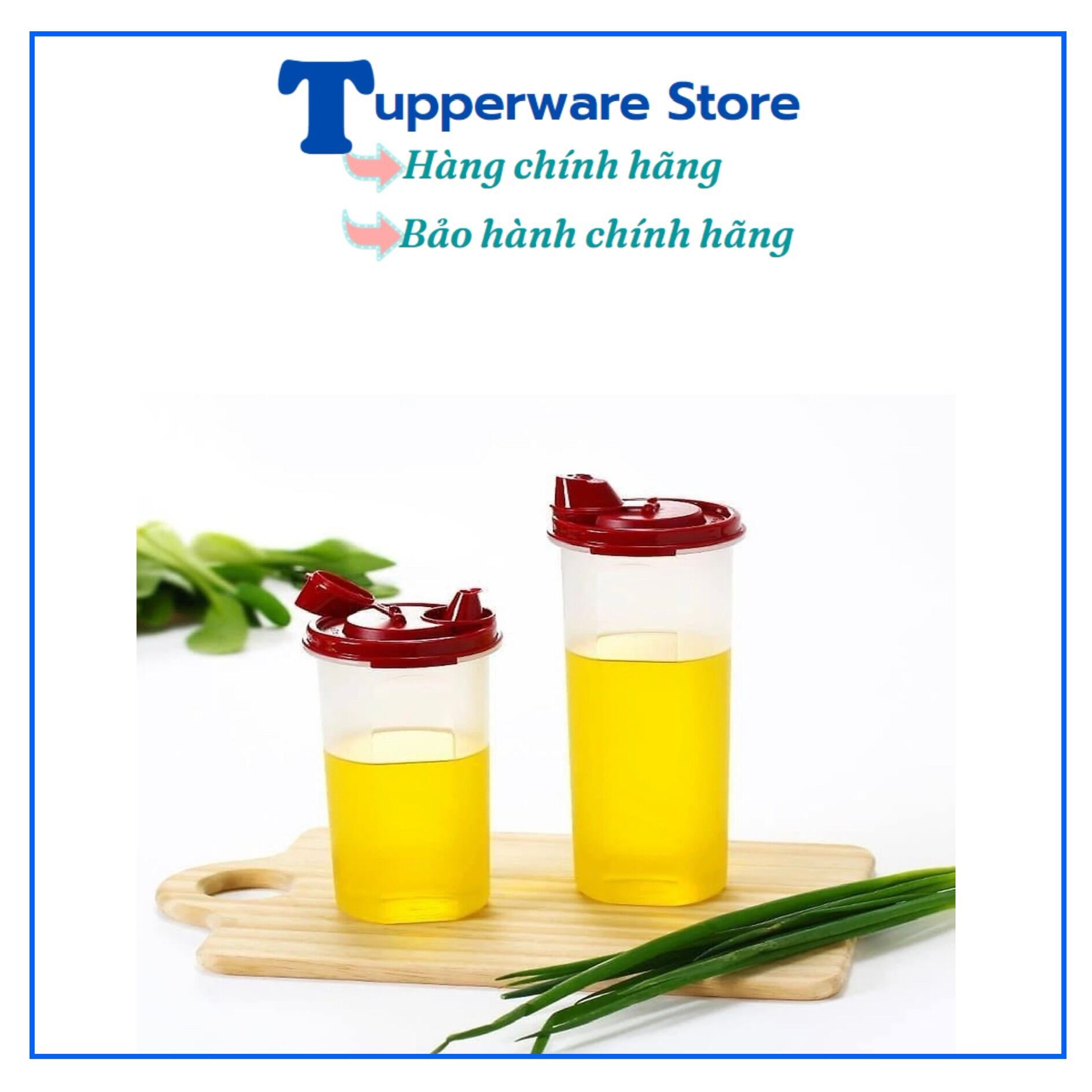 Bình dầu Tupperware Stor N Pour 650ml