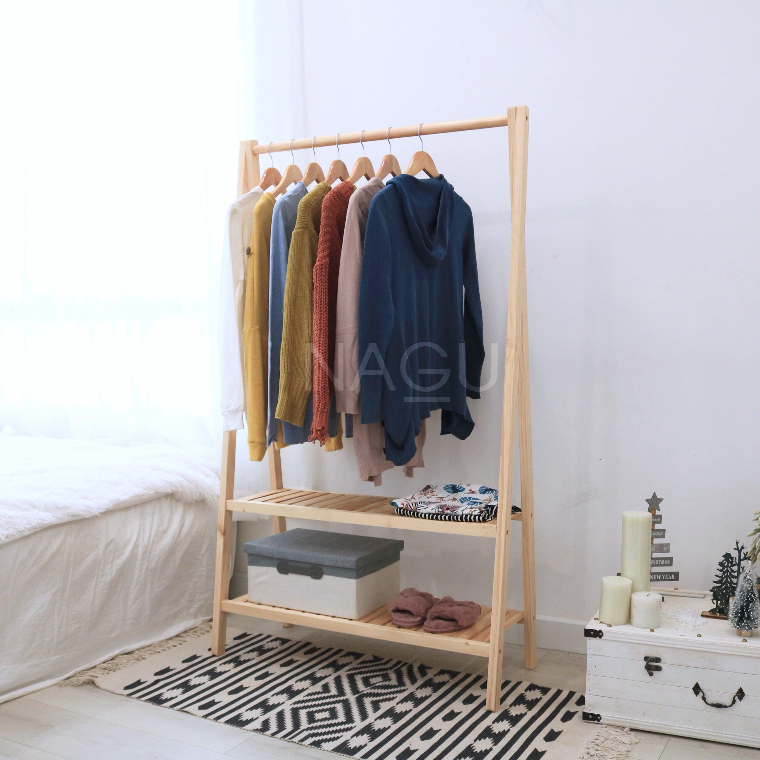 NAGU Kệ Gỗ Treo Đồ Chữ A ( A Hanger 2F)