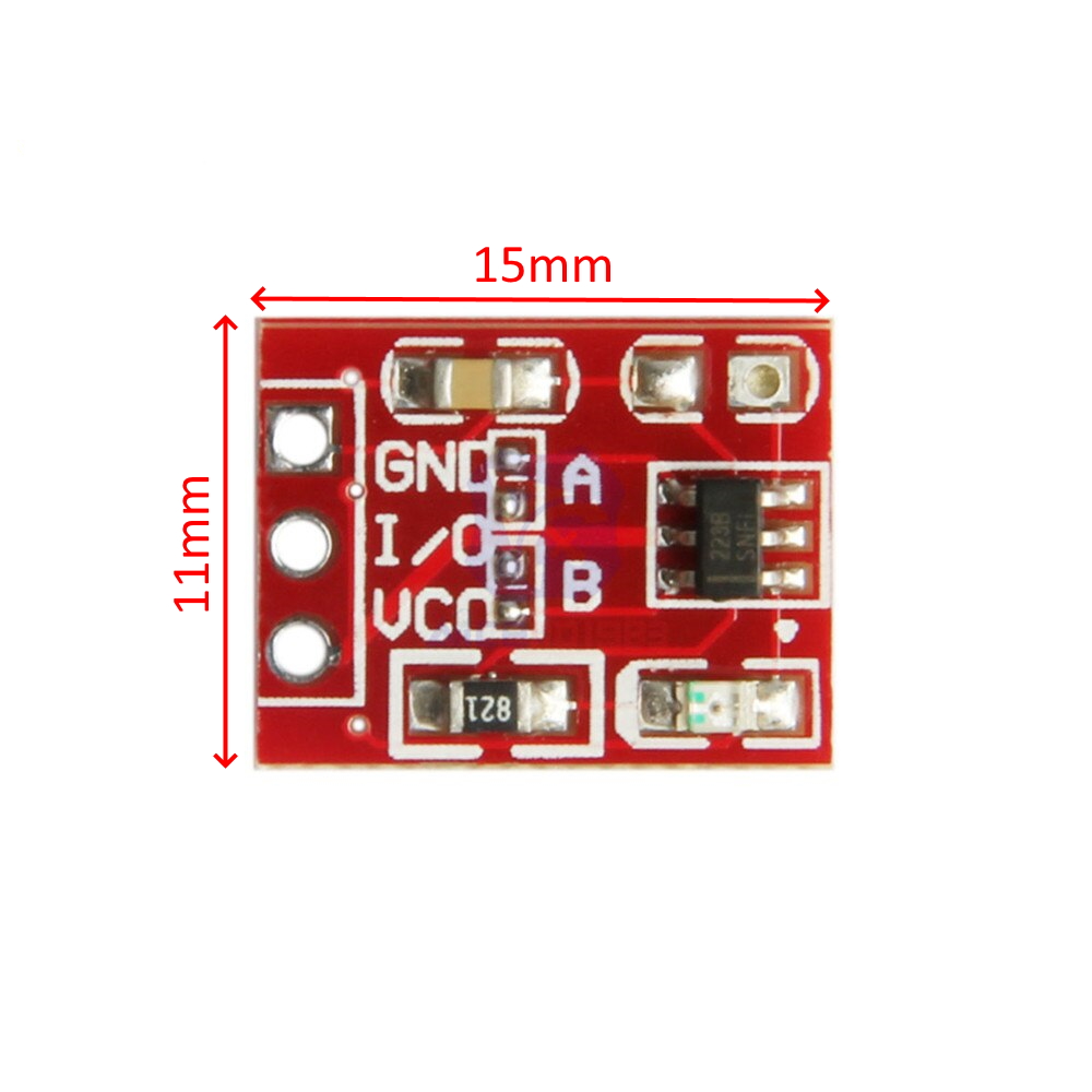 Module Cảm Biến 1 Chạm TTP223 Mini Đỏ