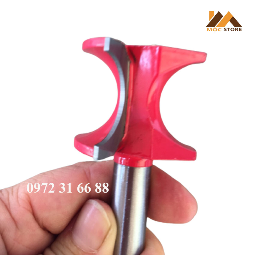 Mũi phay gỗ - mũi soi gỗ hình bán nguyệt - dụng cụ nghề mộc