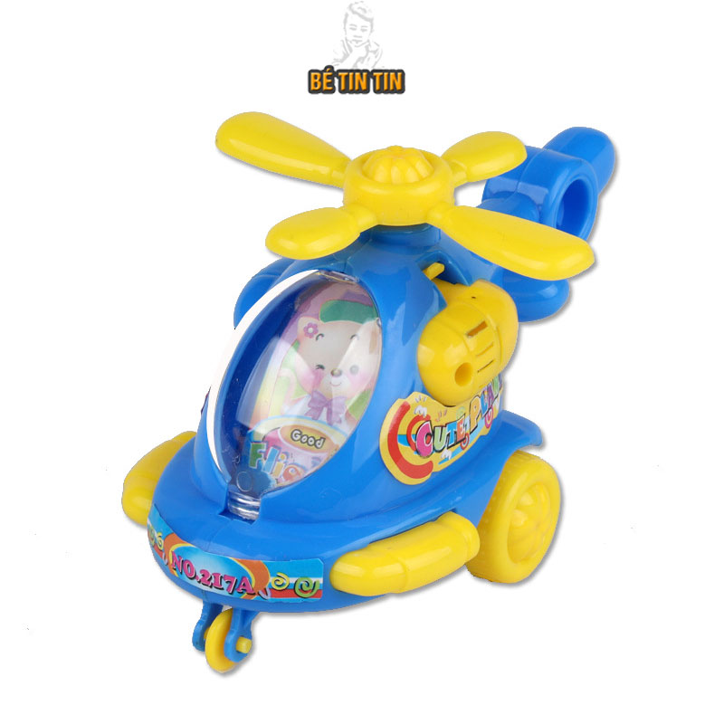 Đồ chơi máy bay trực thăng mini chạy bằng dây cót 216A