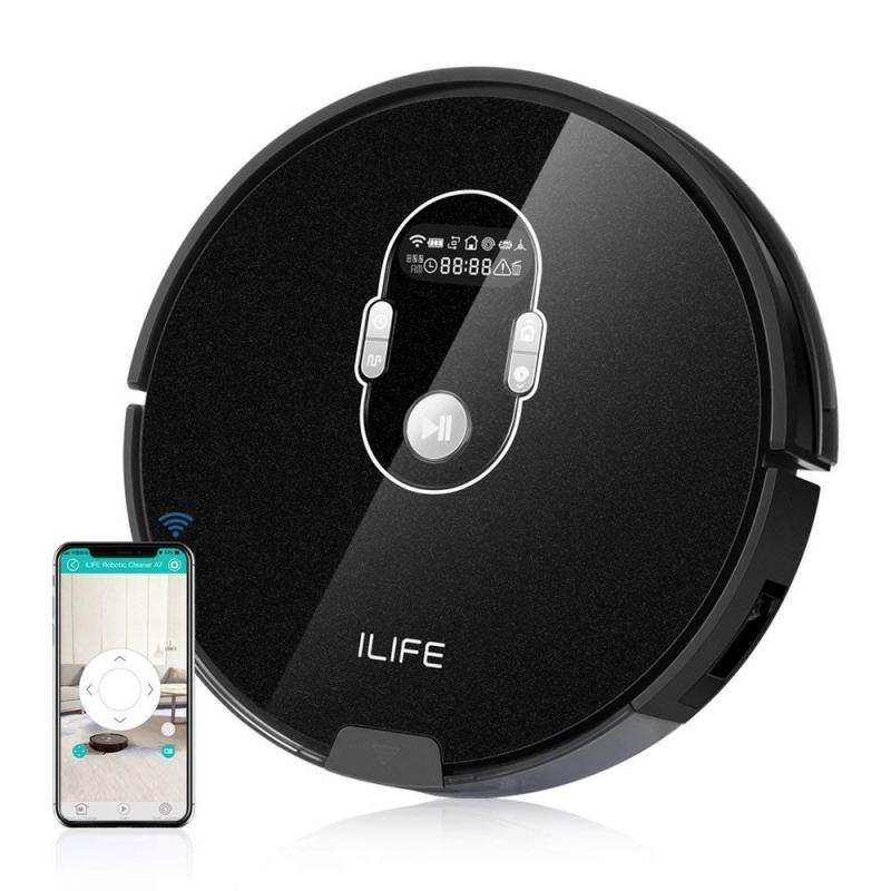 Ilife a7 wifi robot hút bụi 2018 thông minh điều khiển qua điện thoại tự sạc pin lực hút mạnh mới nhất