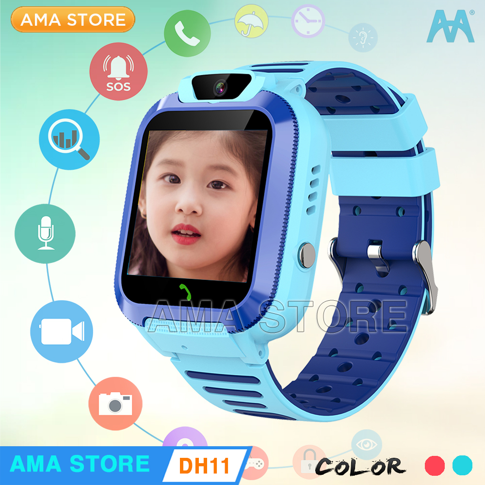 Đồng hồ Thông minh Trẻ em Gọi Video Chống nước Định vị Wifi Model AMA