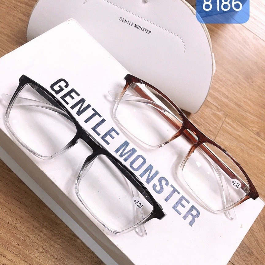 Kính lão nam nữ gọng nhựa sẵn độ from đẹp đeo nhẹ mắt gọng kính thanh mảnh chắc chắn