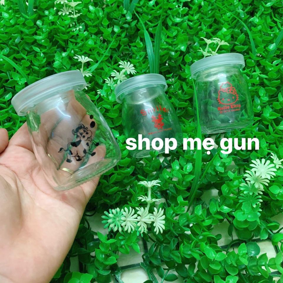 Hũ làm sữa chua, caramen cho bé/ hũ thủy tinh làm sữa chua cho bé 100ml