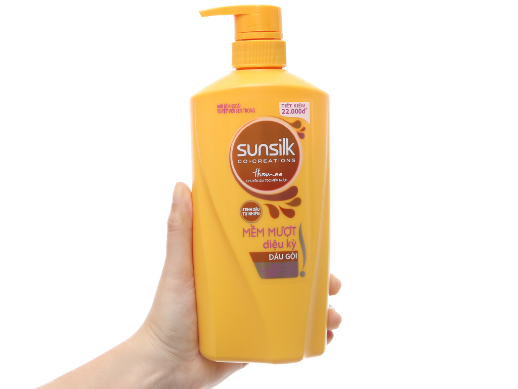 Dầu gội Sunsilk vàng mềm mượt 650gr