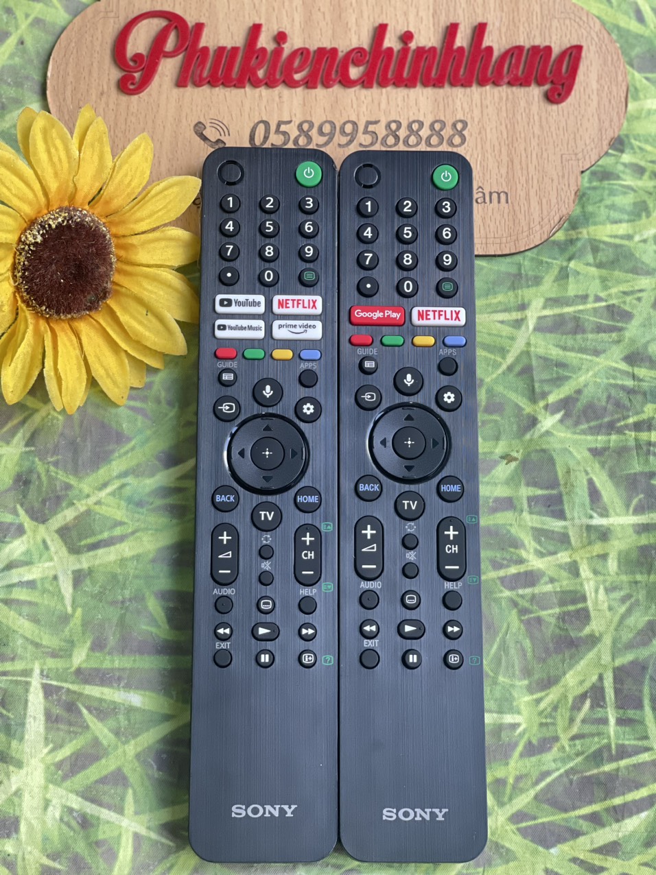 Remote tivi giọng nói dành cho SONY model RMF-TX500P-TX520P (hàng loại 1)