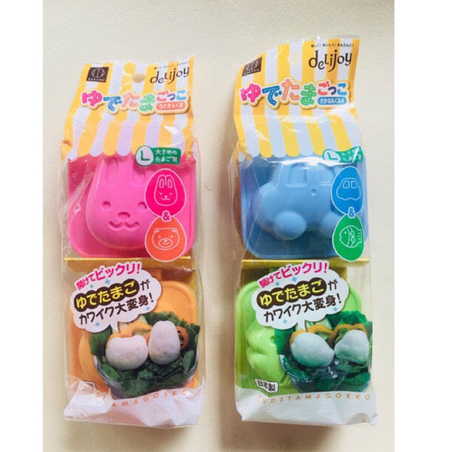 Bộ 2 khuôn cơm bento nội địa Nhật tạo hình mẫu, làm cơm, ép trứng