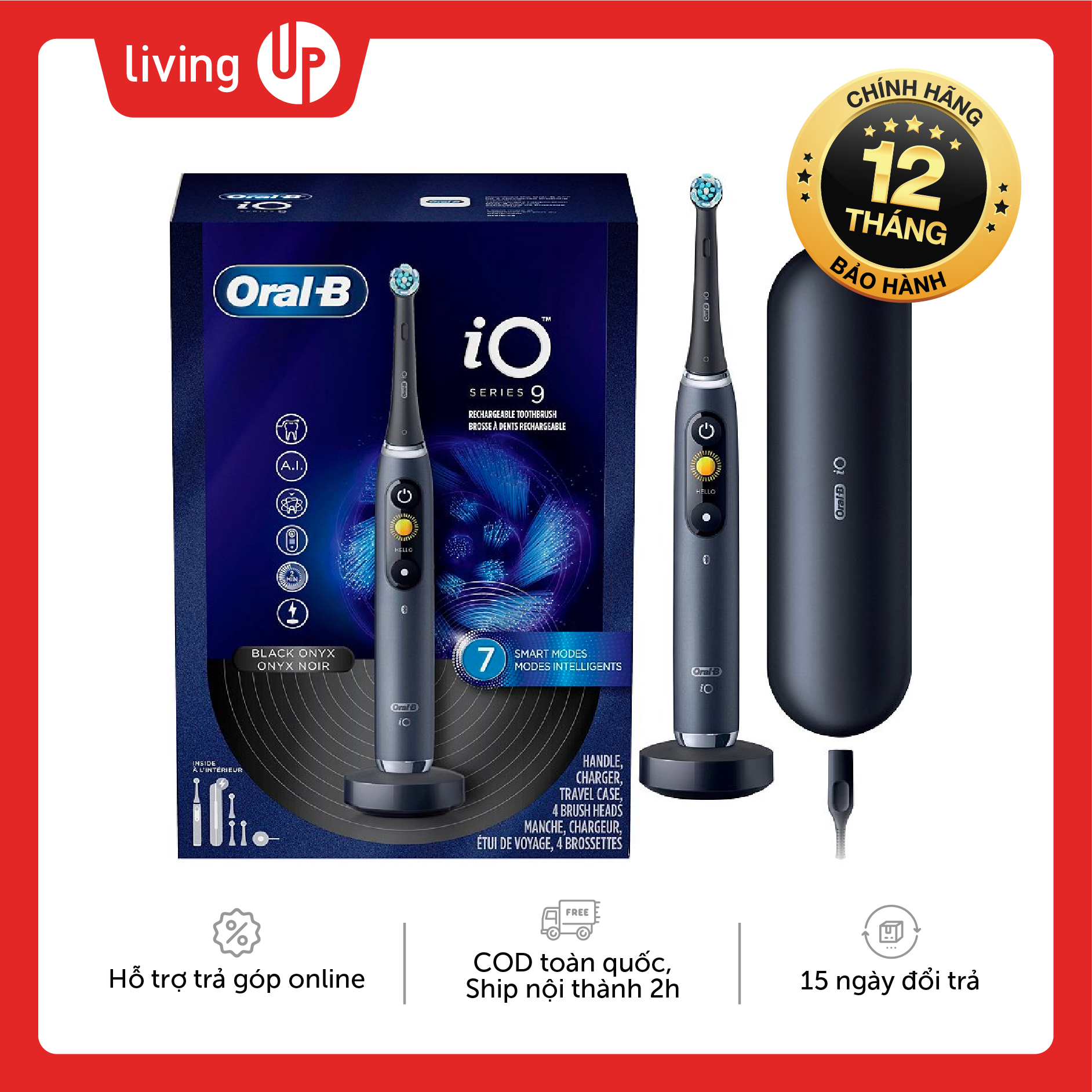 Bàn chải điện oral-b io series 9