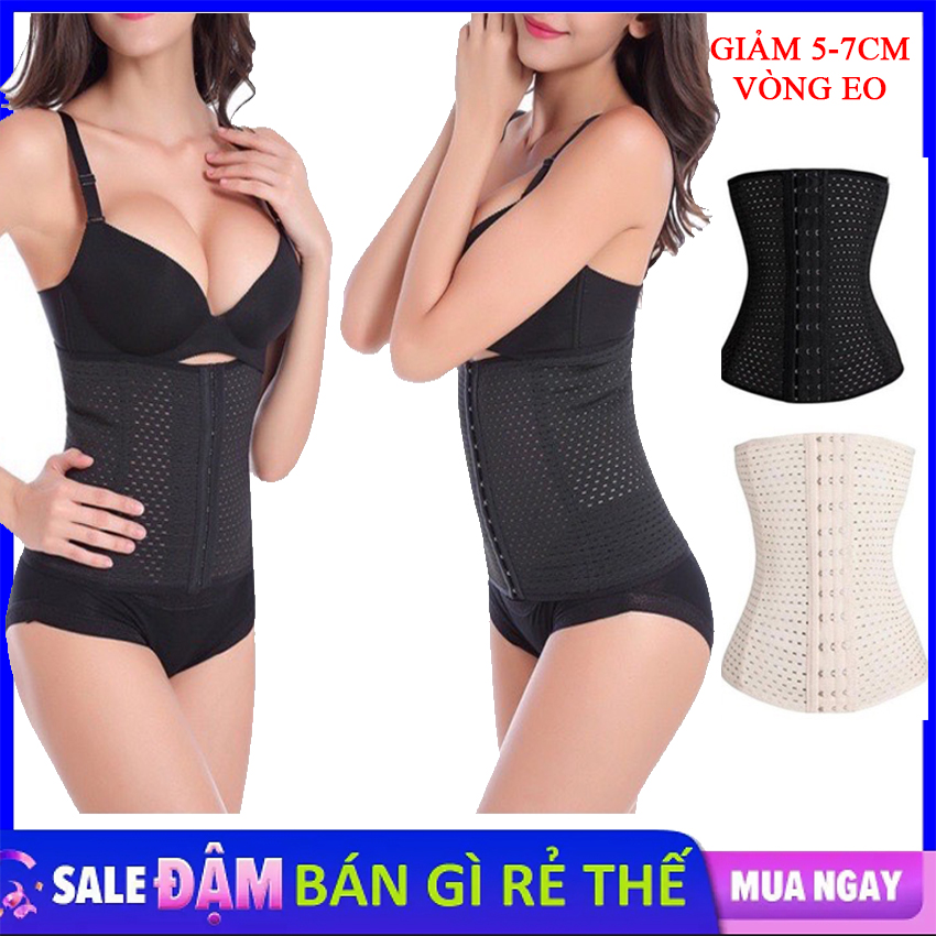 Đai gen bụng định hình thông hơi giảm eo, giảm mỡ, Đai nịt bụng thu gọn vòng eo 3cm ngay khi sử dụng