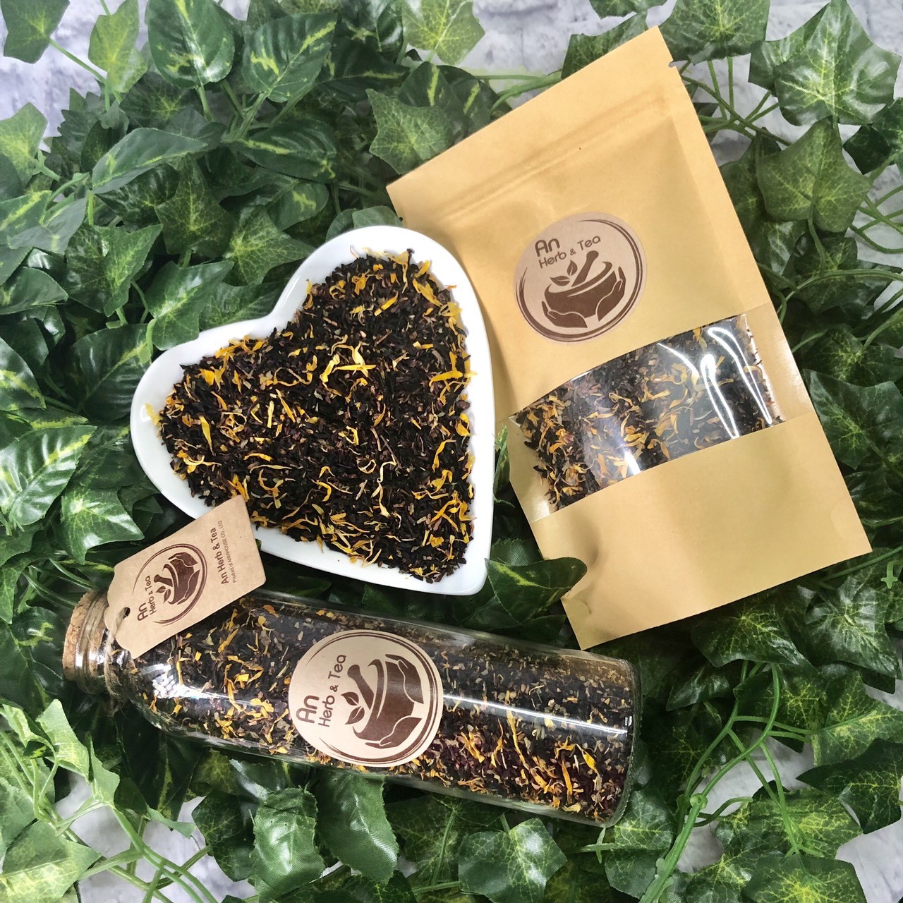 [HCM]Trà trái cây vị Dâu rừng và Hoa cúc - Galaxy Tea 100g