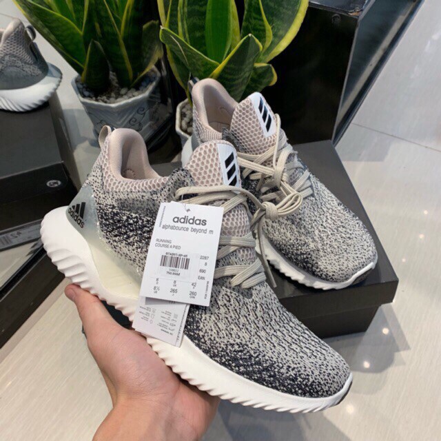 Giày Sneaker ALPHA Xám Muối Tiêu - Giày Thể Thao ALPHA Xám Muối Tiêu Nam Nữ