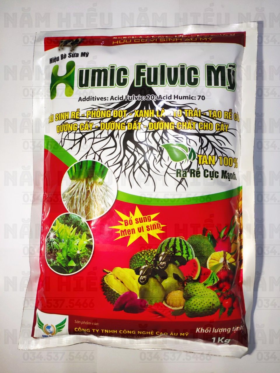Dưỡng rễ HUMIC Fulvic 1KG mới 2024 - Phân bón cao cấp Ra rễ cực mạnh, tái sinh rễ, dưỡng cây, xanh lá, cải tạo đất, Hạ phèn, Giải độc hửu cơ, giảm mặn