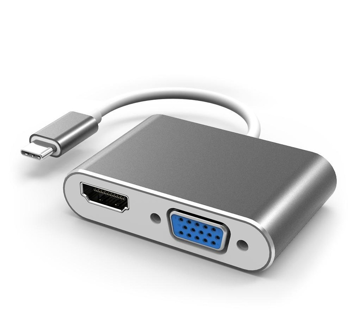 Cáp chuyển đổi usb type-c sang hdmi và vga - usb c ra hdmi và vga
