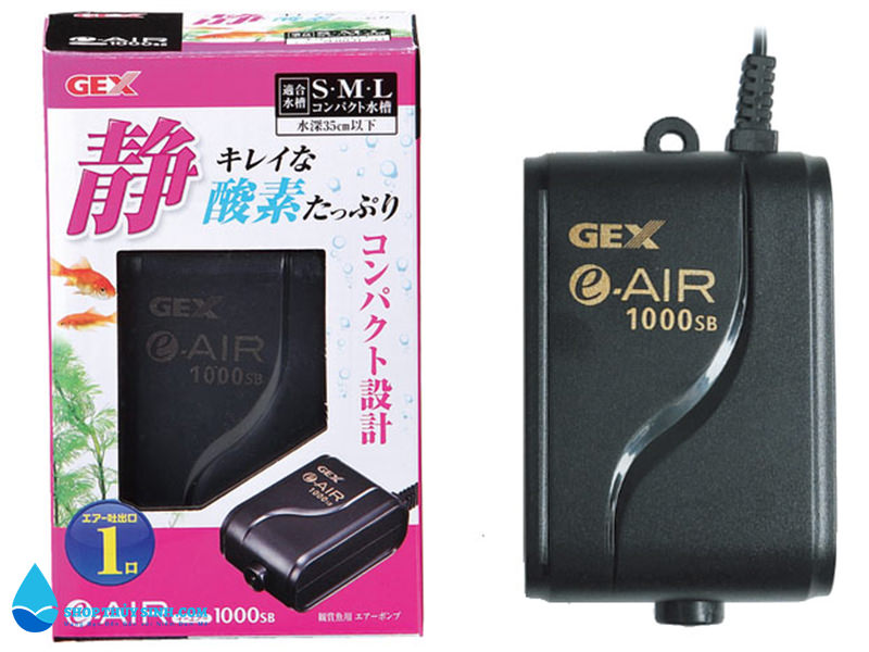 Máy sủi oxy 1 vòi gex e-air 1000sb nhật bản