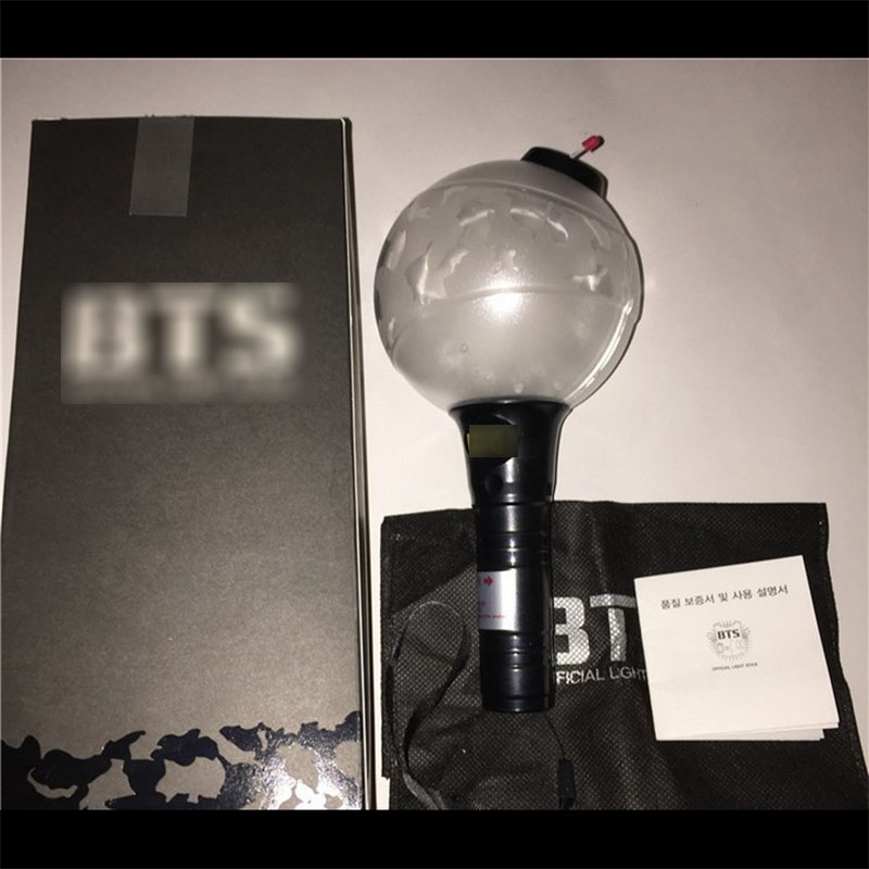 Lightstick Bangtan Boys unoff ver 1 bomb gậy cổ vũ kèm ảnh idol Hàn quốc gậy cổ vũ ánh sáng hòa nhạc phát sáng nhóm nhạc idol Hàn quốc tặng ảnh army
