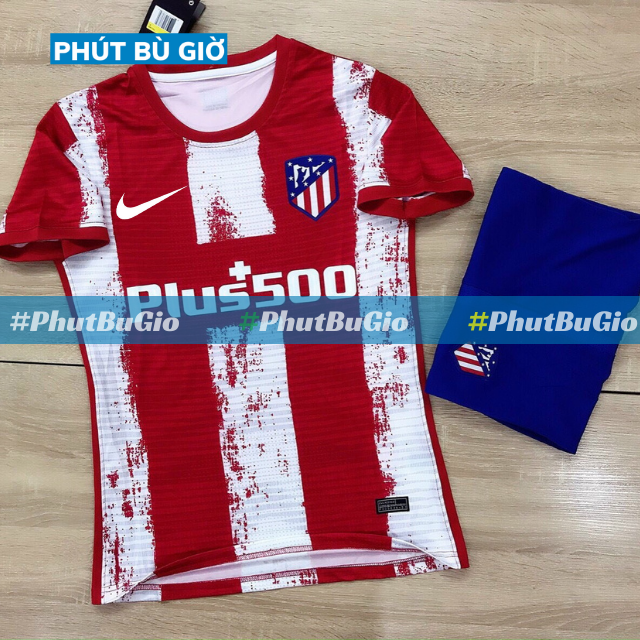 [GIÁ TỐT] Bộ Quần Áo Đá Banh CLB ATLETICO Mẫu Mới Mùa 2021 Chất POLYESTER Chuẩn Thi Đấu - Phút Bù Giờ Sports
