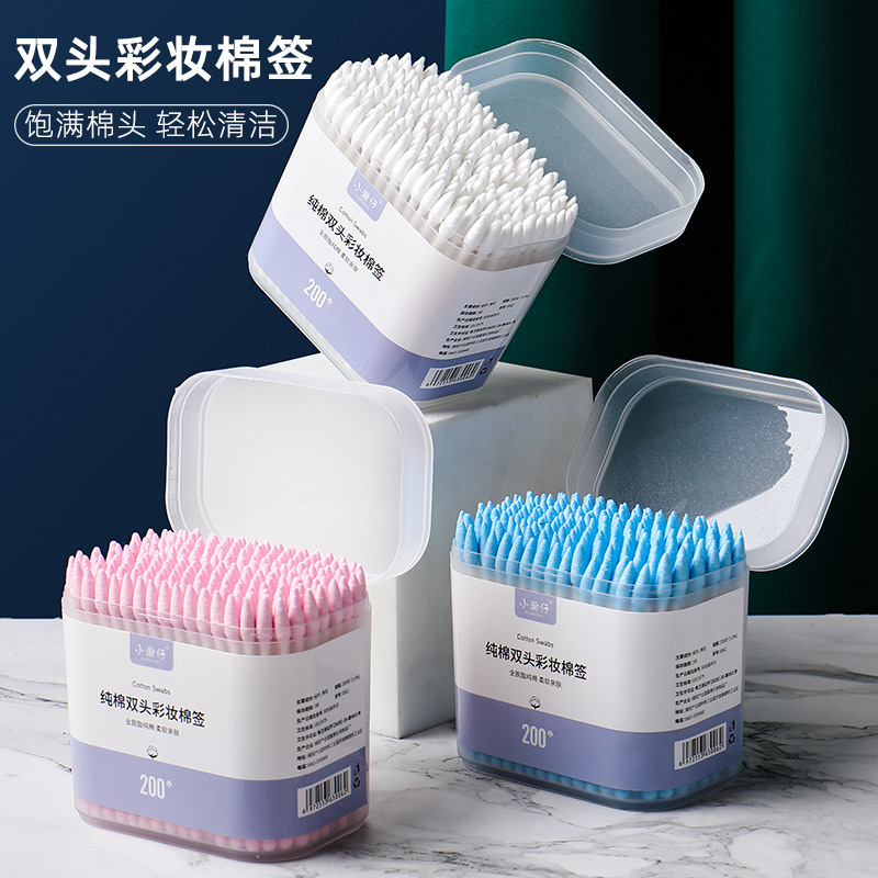 Hộp 200c Bông Ngoáy Dáy Tai Gía Siêu Rẻ