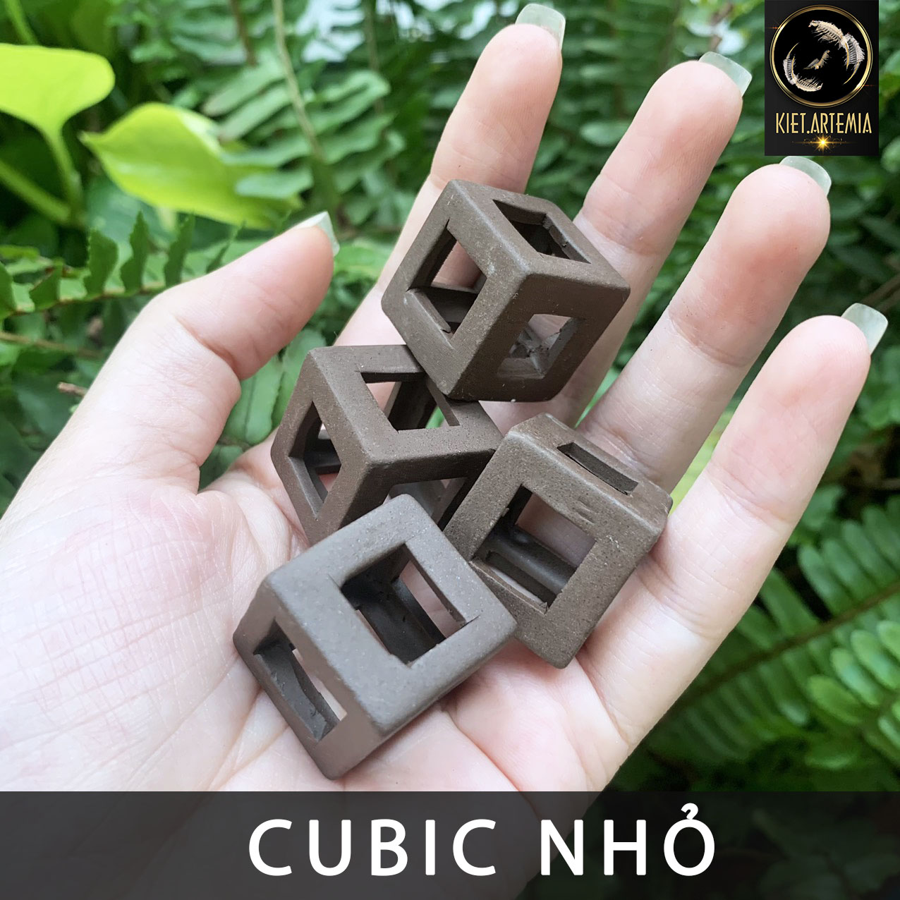 Đồ chơi tép - Cubic nhỏ bằng sứ