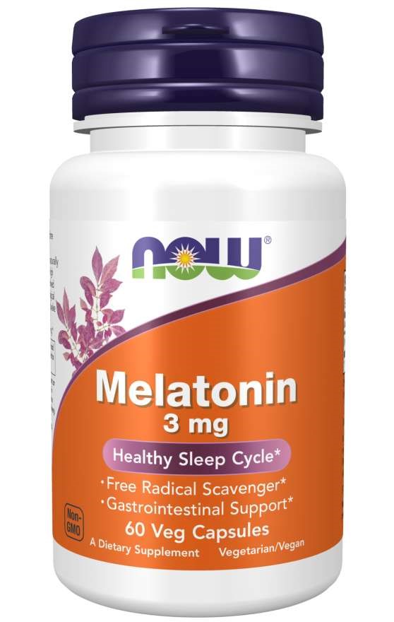 Now melatonin 3mg c60v