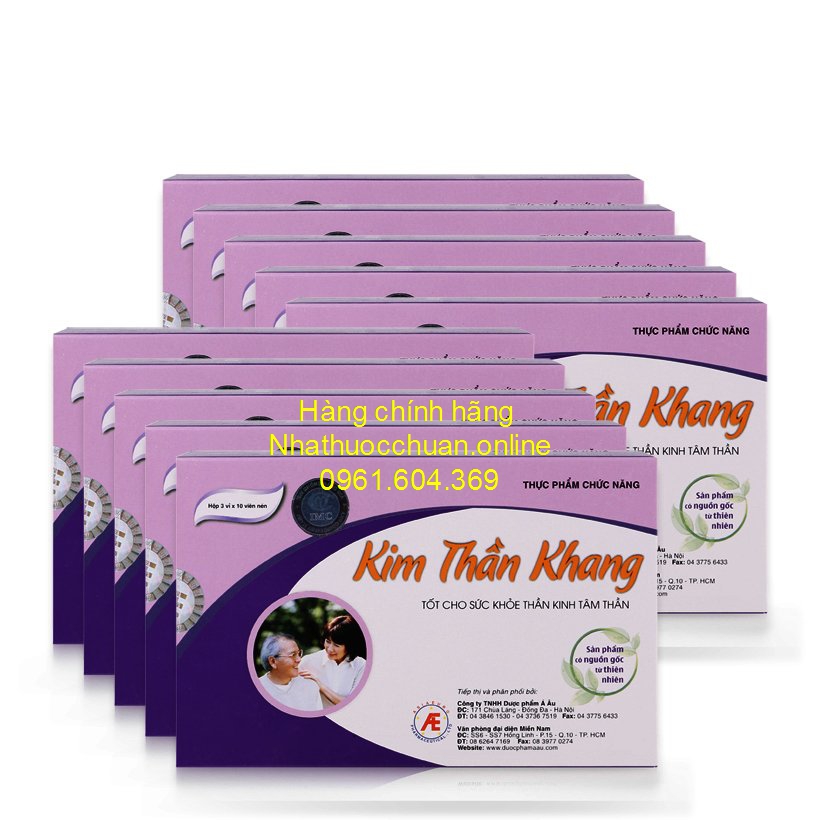 Kim Thần Khang ( Hộp 3 vỉ * 10 viên)
