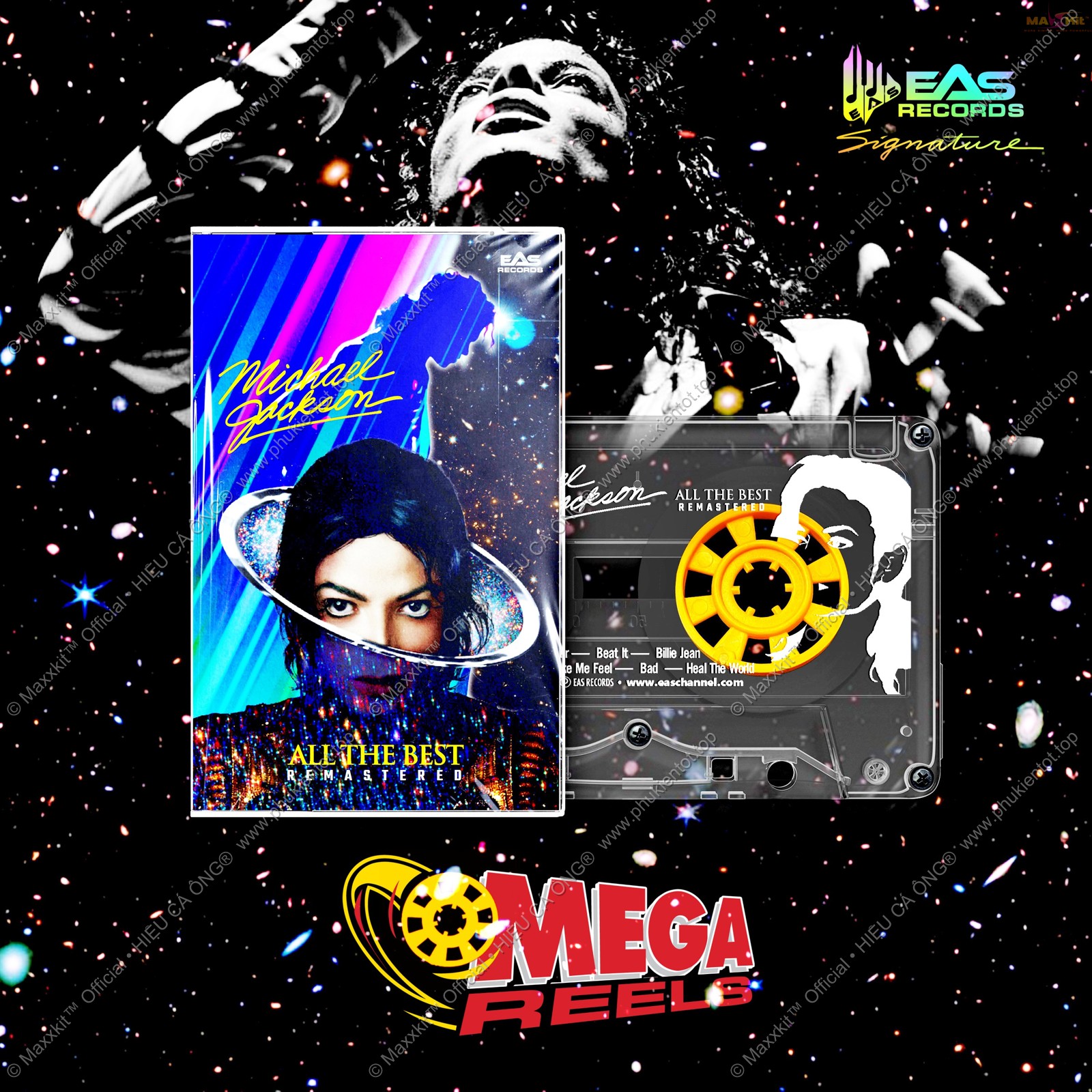 Băng cassette tape Michael Jackson - All The Best - EAS Records