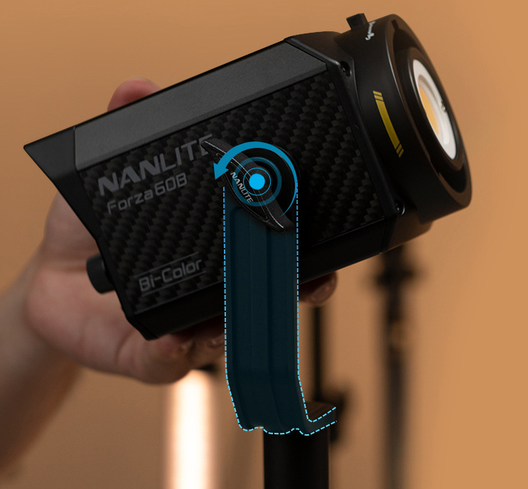 [Trả góp 0%]ĐÈN LED STUDIO NANLITE Forza 60B - Bi Color