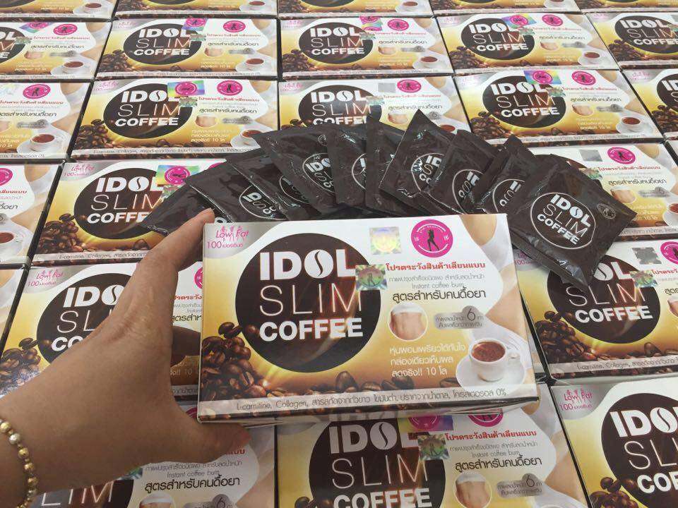 [HCM]Cafe Idol Slim - Cafe Giảm Cân Cải Thiện Vóc Dáng Hiệu Quả ( Hộp 10 gói X 15g )